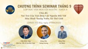 Buổi 27 Khóa 8 Lớp Học Văn Hóa Cội Nguồn