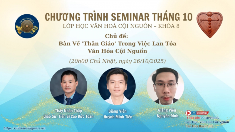 Khóa 8 Buổi 31: Chương Trình Seminar Tháng 10