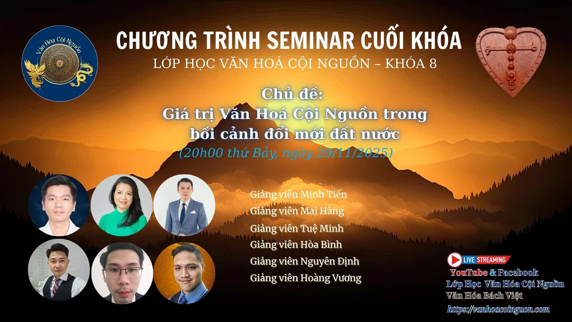 Khóa 8 Buổi 35: Chương Trình Seminar Cuối Khóa